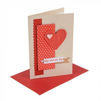 Handmade Card Valentines With Envelope