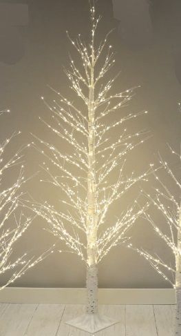 LED White Twinkling Tree