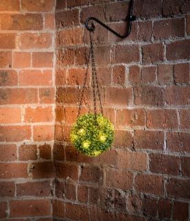 Pre Lit Topiary Buxus Ball
